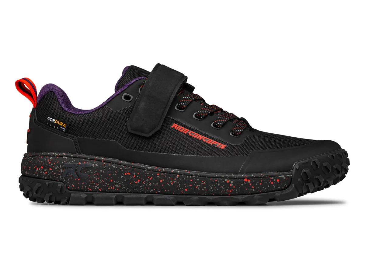 Tallac Clip Men's Shoe - Black/Red – Image 2